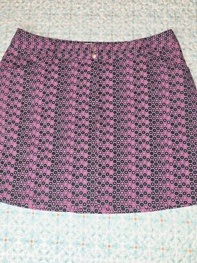 Slazenger Pink and Black Geometric Skort